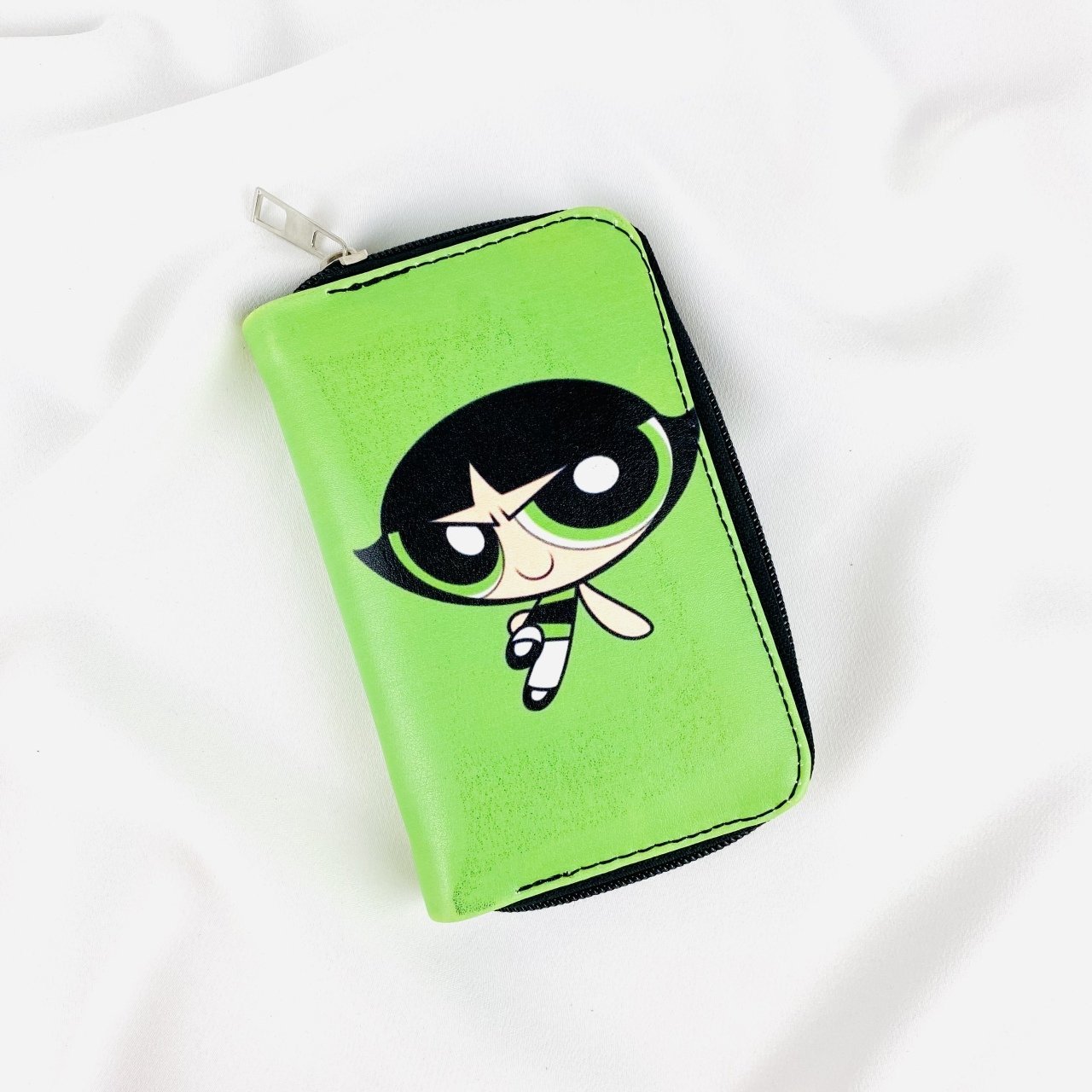 Powerpuff Girls Cüzdan Yeşil