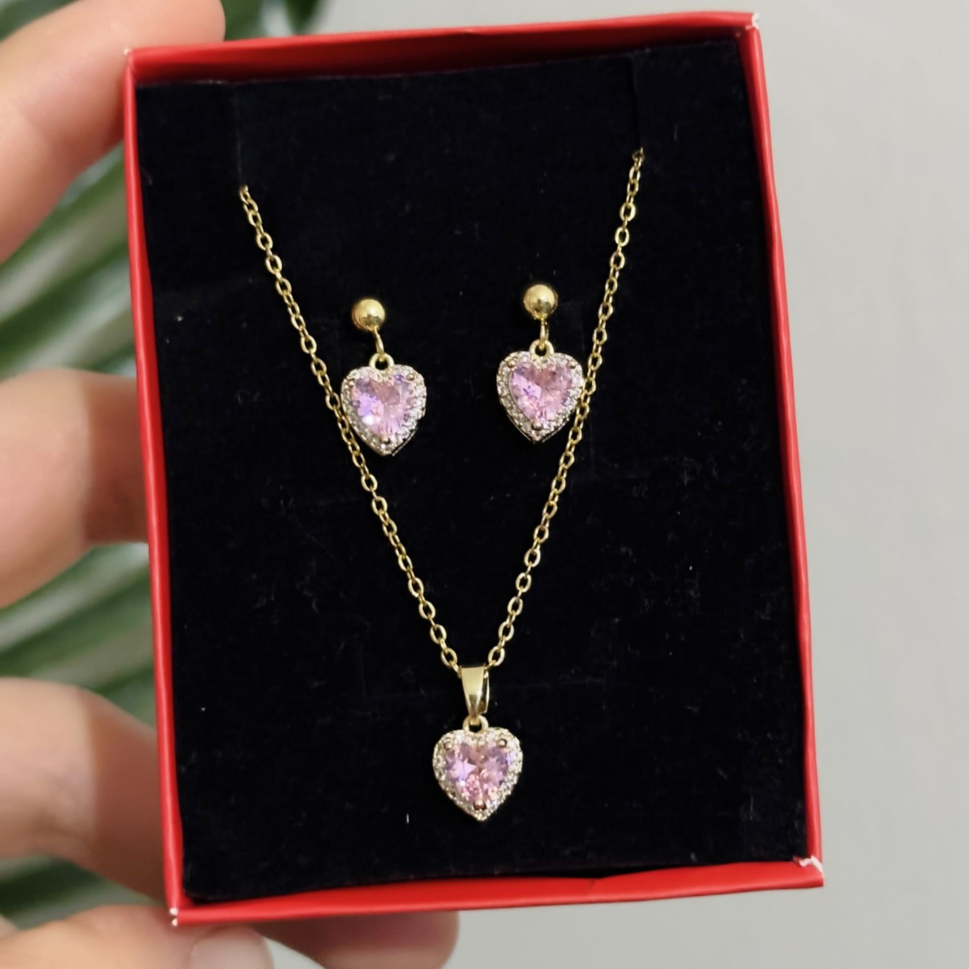 Pandora Kalp Kolye Küpe Set Gold