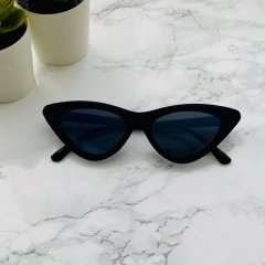 Güneş Gözlüğü Oval Cat Eye Siyah