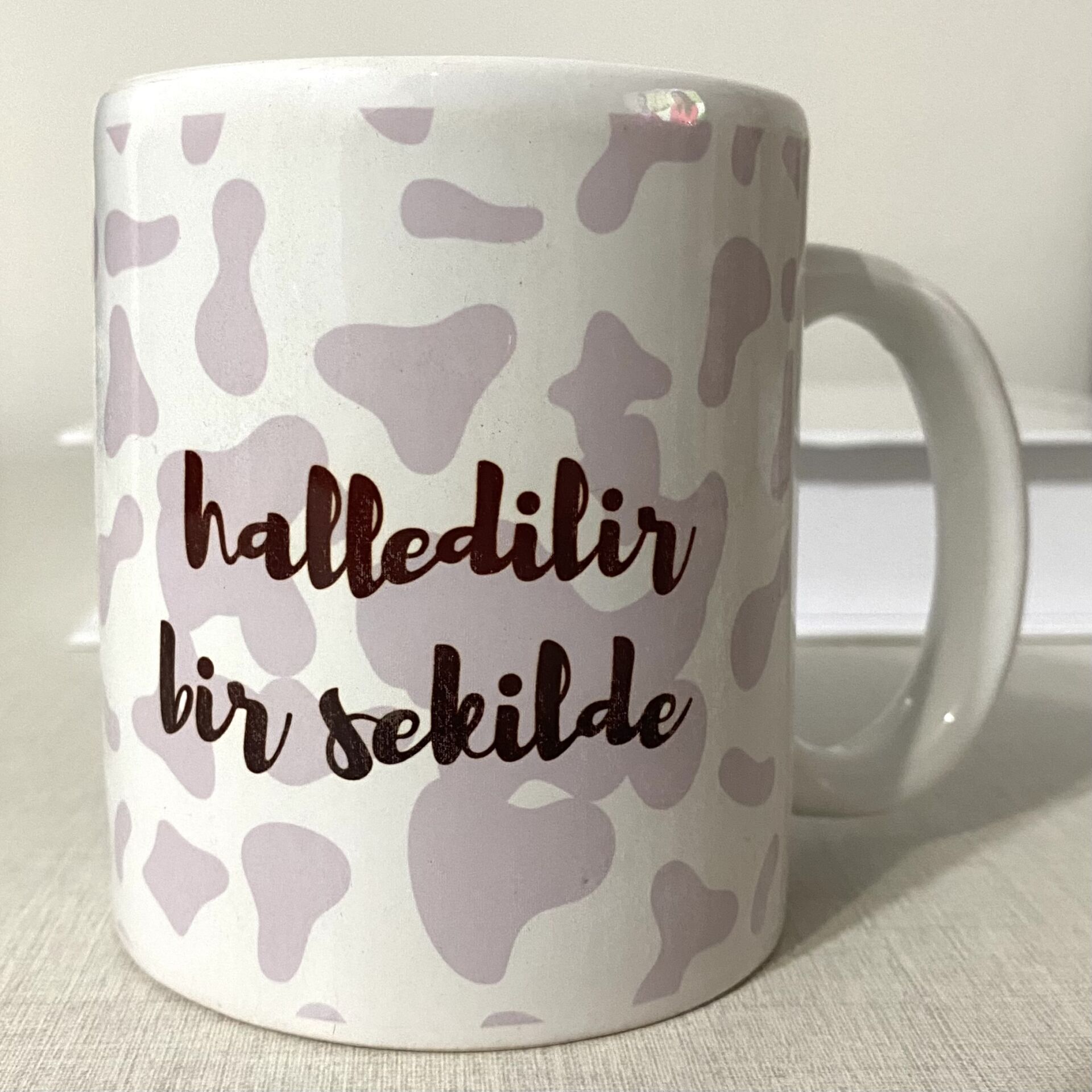 Halledilir Bir Şekilde Baskılı Kupa