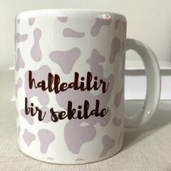 Halledilir Bir Şekilde Baskılı Kupa