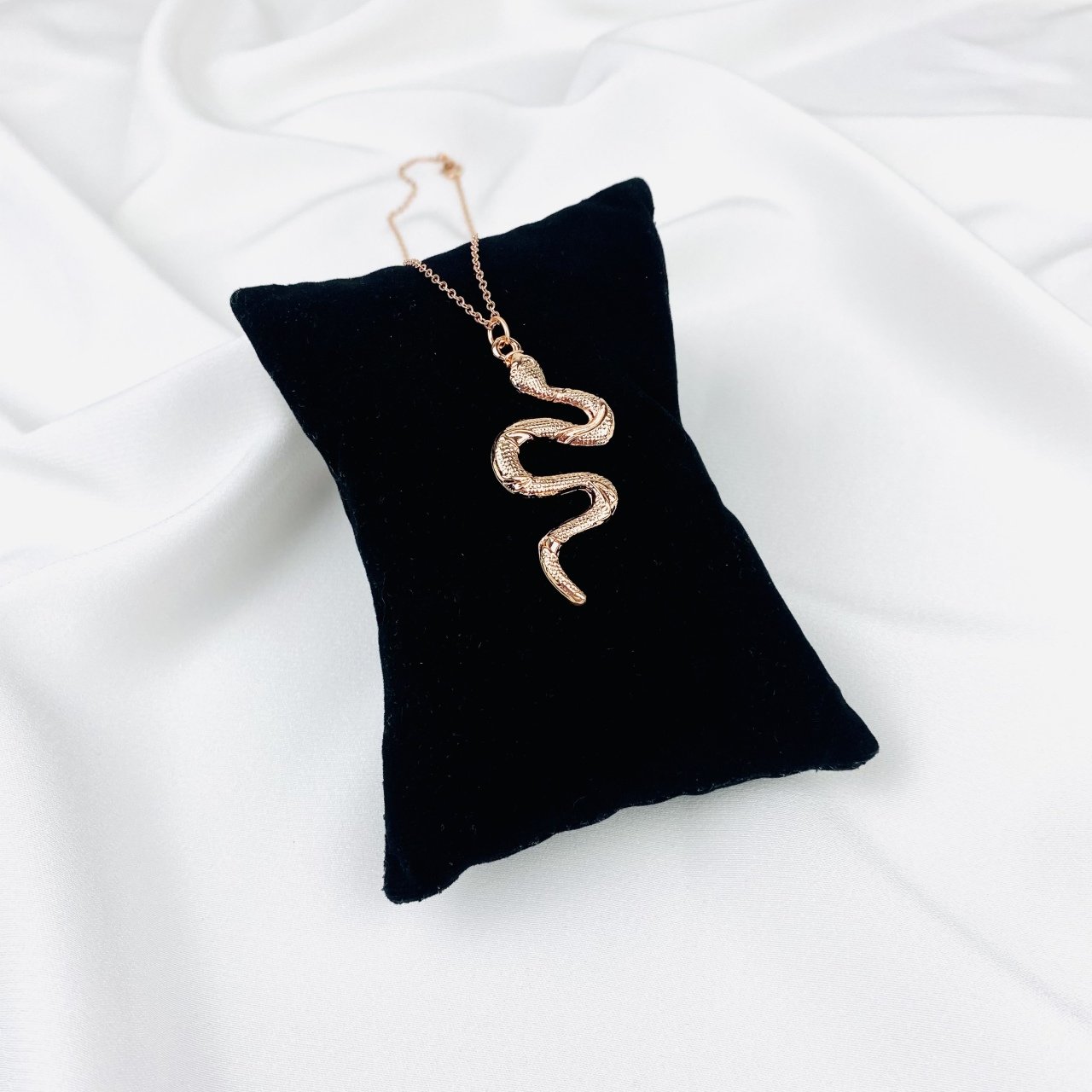 Yılan Kolye Rose Gold