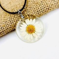Kurutulmuş Papatya Kolye