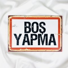 Boş Yapma Ahşap Tablo