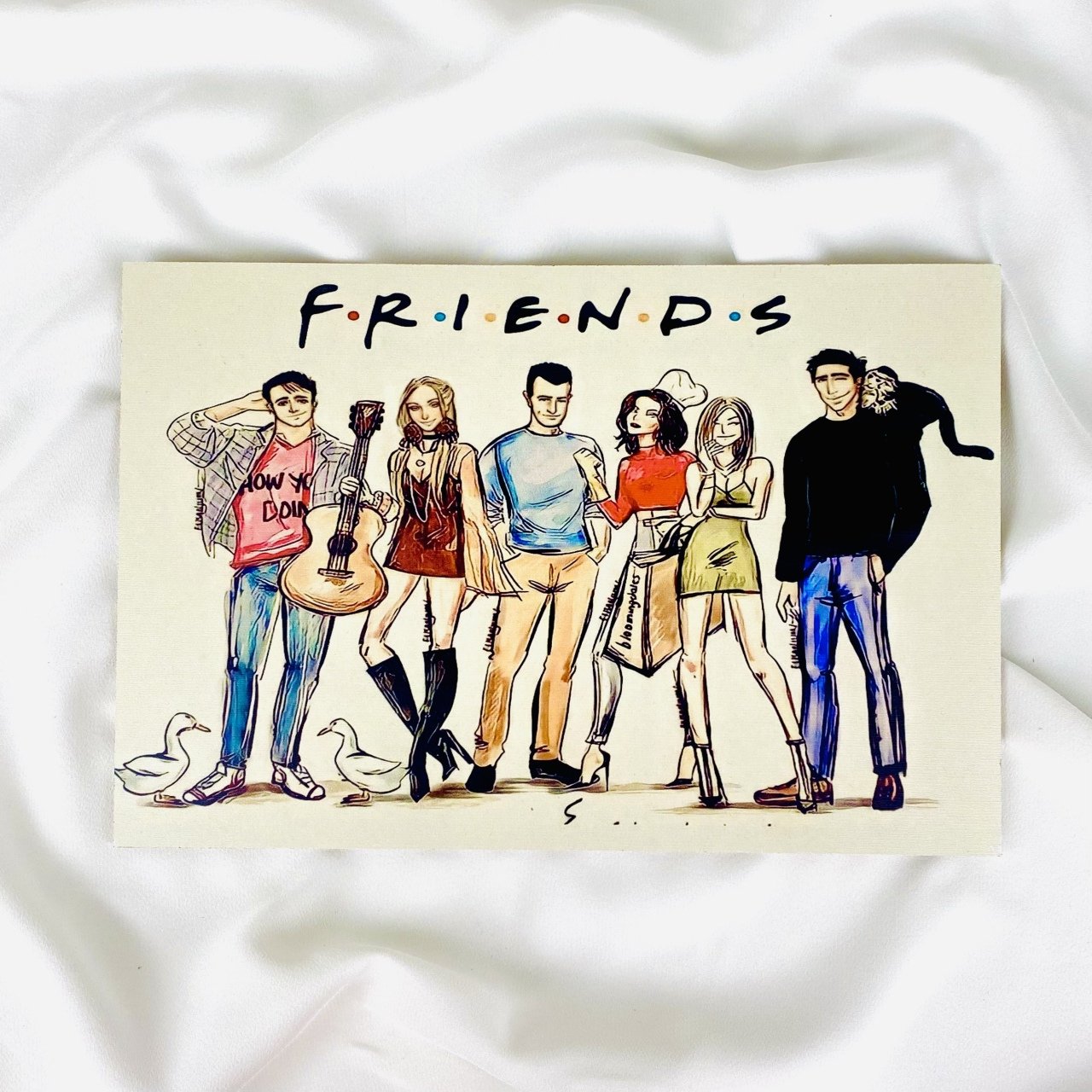 Friends Ahşap Tablo