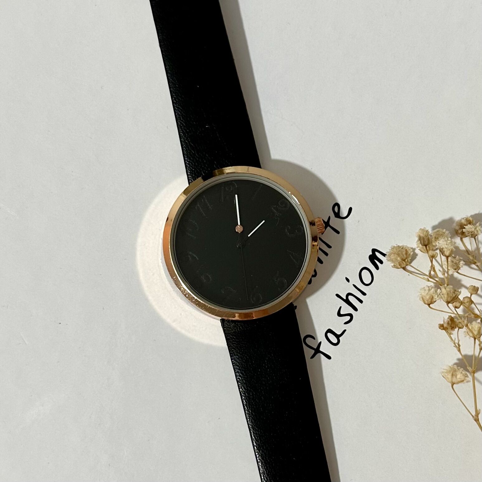 Unisex Kol Saati Gold Çerçeve