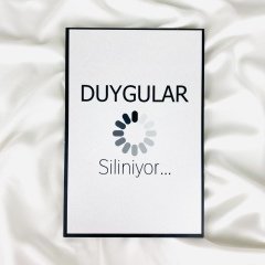 Duygular Siliniyor Ahşap Tablo
