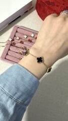 Yonca Model Van Cleef Çelik Bileklik