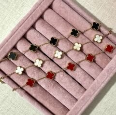 Yonca Model Van Cleef Çelik Bileklik