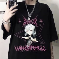 Harajuku Punk Cartoon Oversize Unisex Tişört