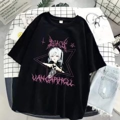 Harajuku Punk Cartoon Oversize Unisex Tişört