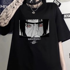 Anime Red Eyes Itachi Uchiha Oversize Unisex Tişört