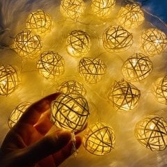 Hasır Top Led Işık