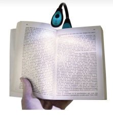 Klipsli Kitap Okuma Işığı Beyaz ı