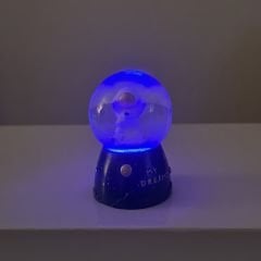 Astronot Mini Işıklı Kar Küresi