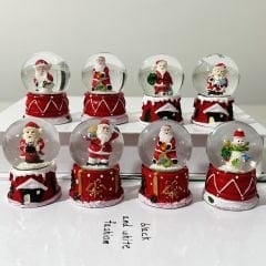 Noel Baba Mini Işıklı Kar Küresi