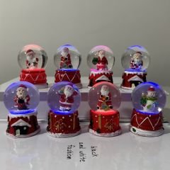 Noel Baba Mini Işıklı Kar Küresi