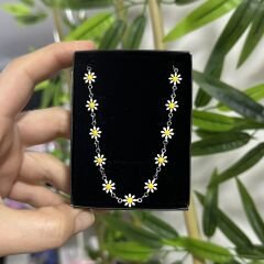 Papatya Choker Kolye