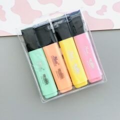 Pastel Fosforlu Kalem Seti 4’lü