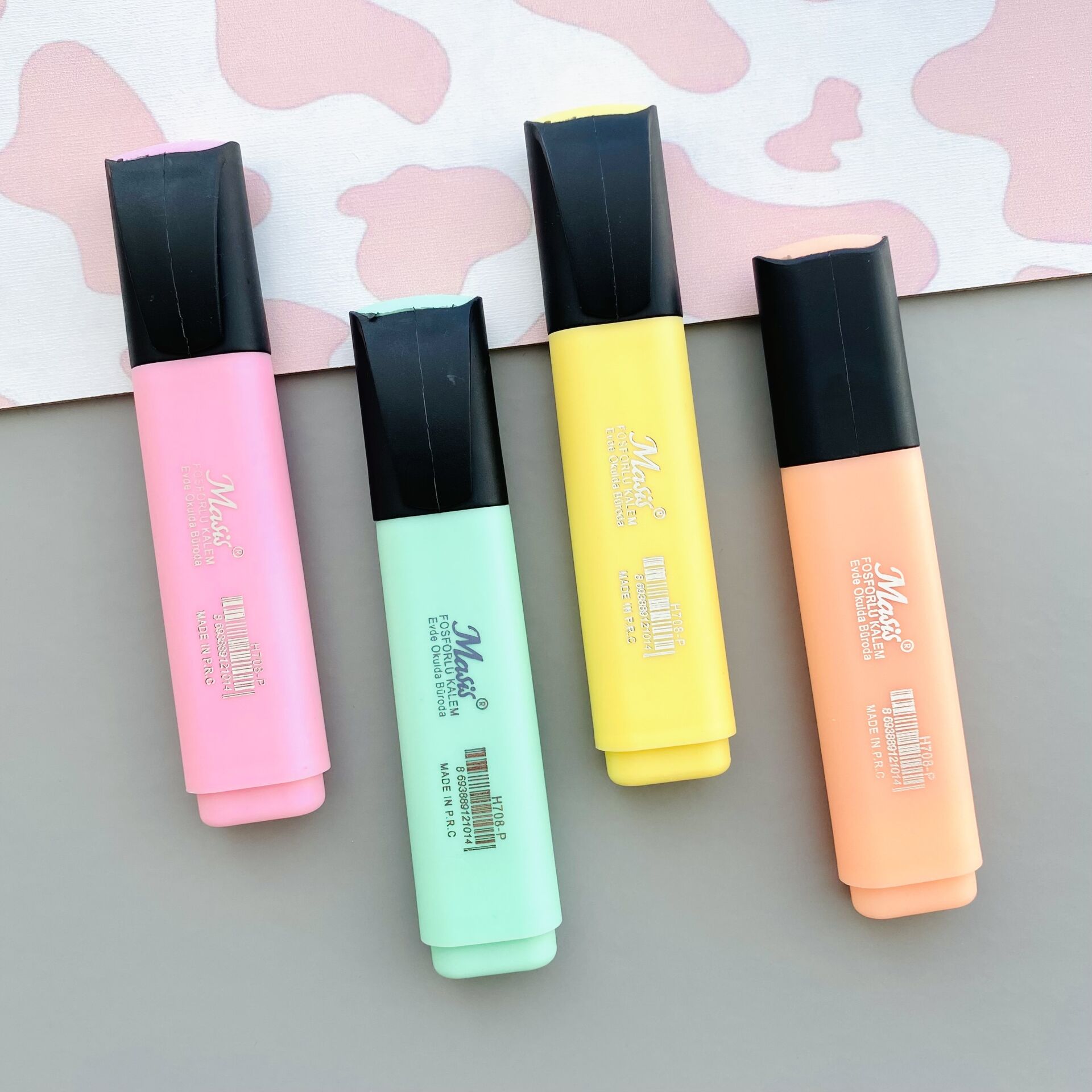 Pastel Fosforlu Kalem Seti 4’lü