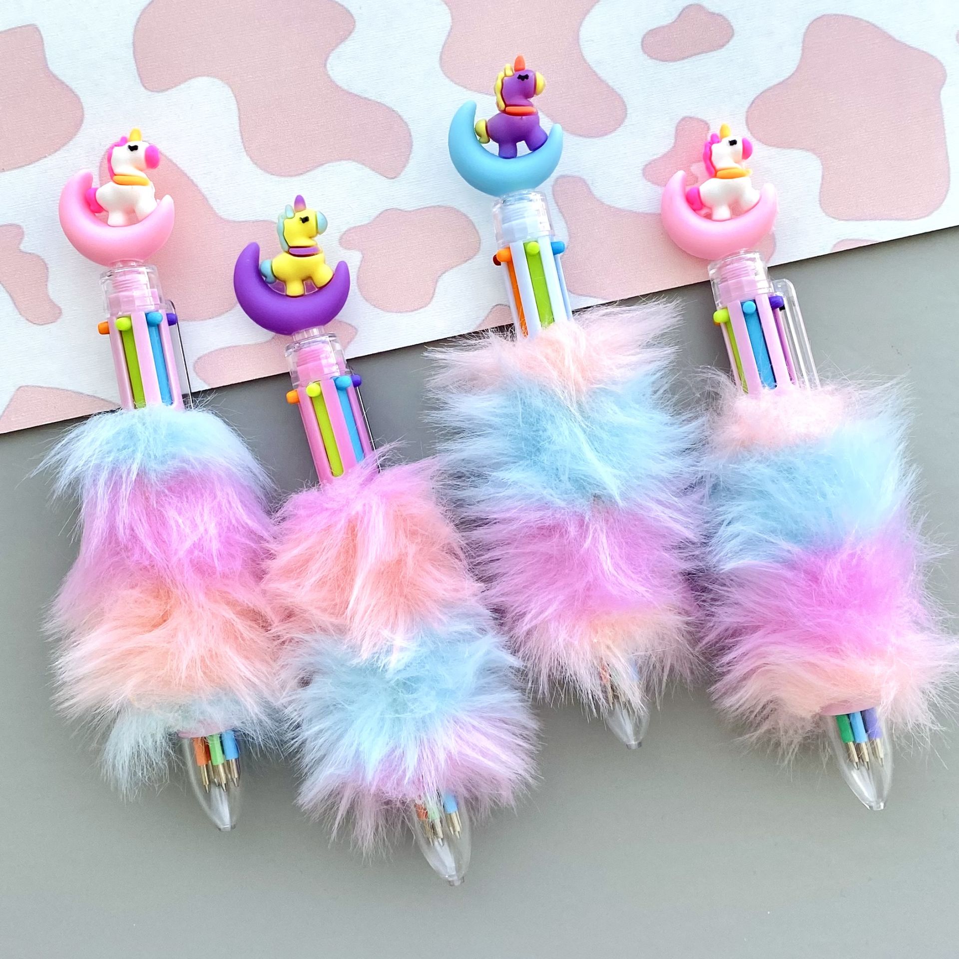 Ay Unicorn 6 Renk Peluş Kalem