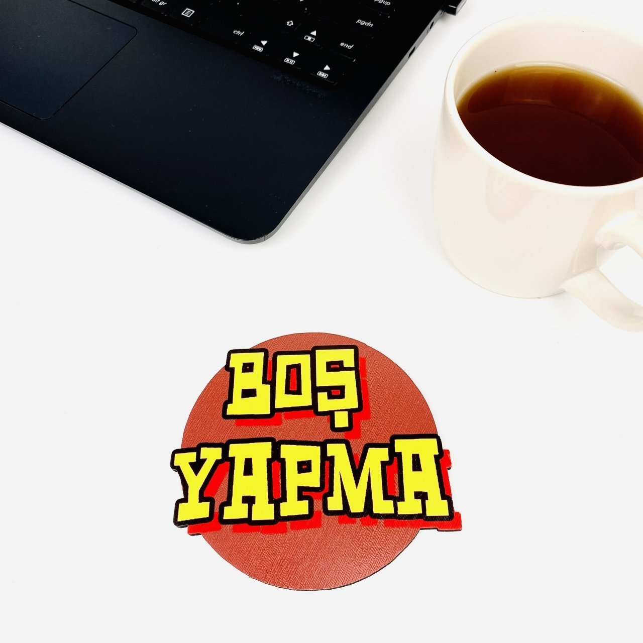 Boş Yapma Ahşap Bardak Altlığı