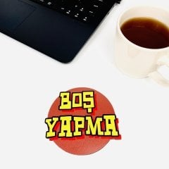 Boş Yapma Ahşap Bardak Altlığı