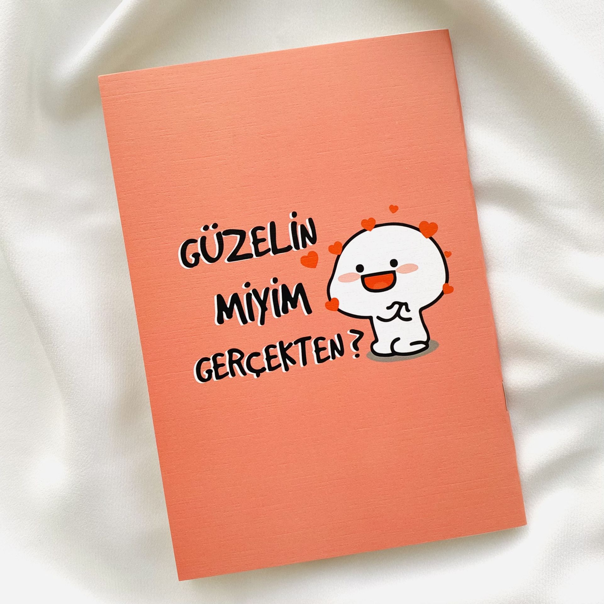 Güzelin Miyim Gerçekten Düz Defter