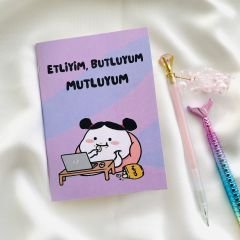 Etliyim Butluyum Mutluyum Baskılı Defter