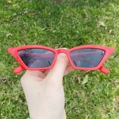 Güneş Gözlüğü Cat Eye Kırmızı Çerçeve