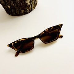 Güneş Gözlüğü Cat Eye Leopar Desen