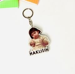 Haklısın Ahşap Anahtarlık