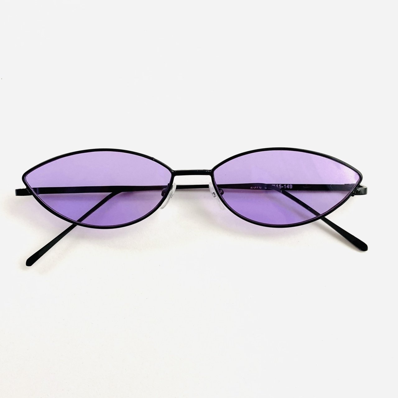 Güneş Gözlüğü Metal Cat Eye Lila