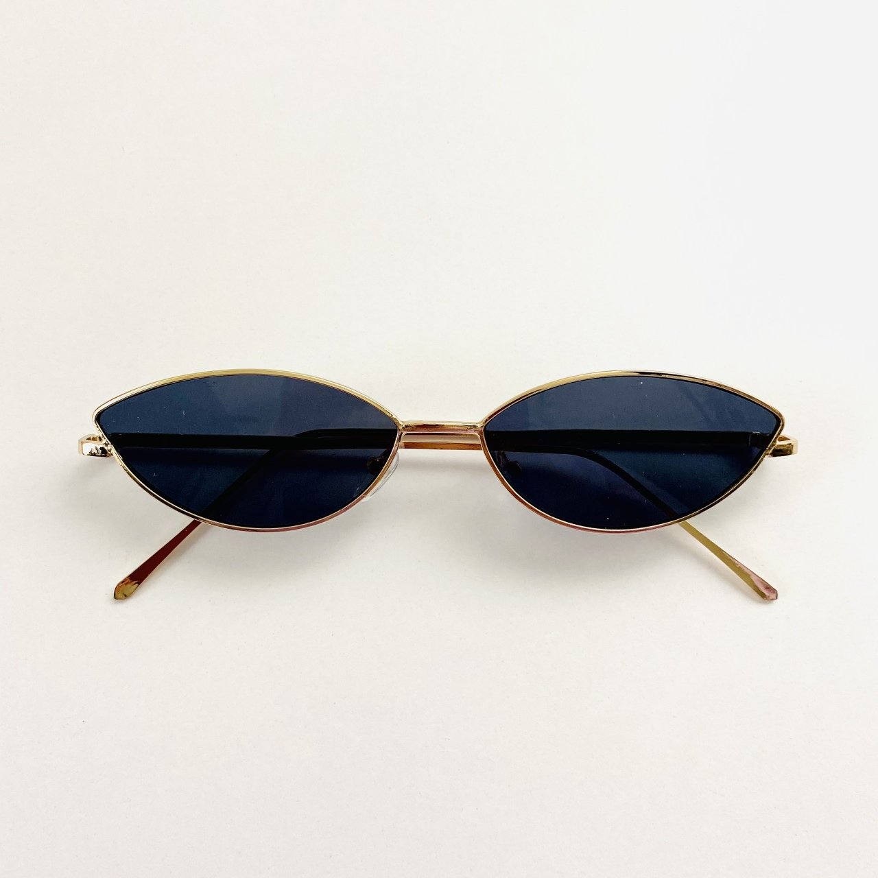 Güneş Gözlüğü Metal Cat Eye Siyah