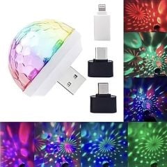 USB Girişli Sese Duyarlı Disko Topu