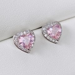 Pandora Kalp Küpe Gümüş Pembe