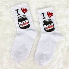 Nutella Baskılı Çorap