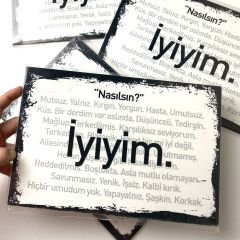 İyiyim Ahşap Tablo