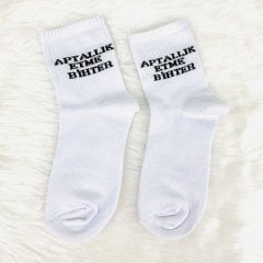 Aptallık Etme Bihter Baskılı Çorap