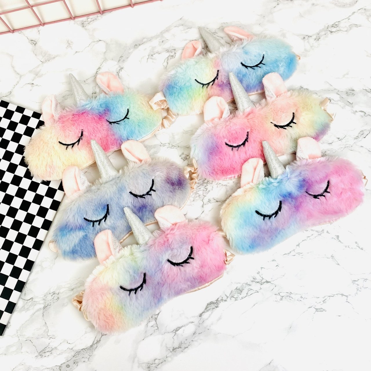 Unicorn Peluş Uyku Bandı