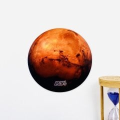 Mars Üç Boyutlu Ahşap Poster