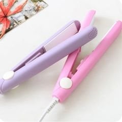 Seyahat Tipi Mini Saç Düzleştirici Pembe