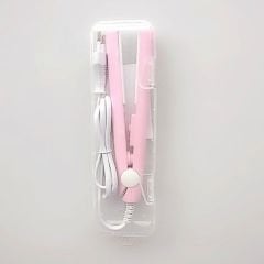 Seyahat Tipi Mini Saç Düzleştirici Pembe