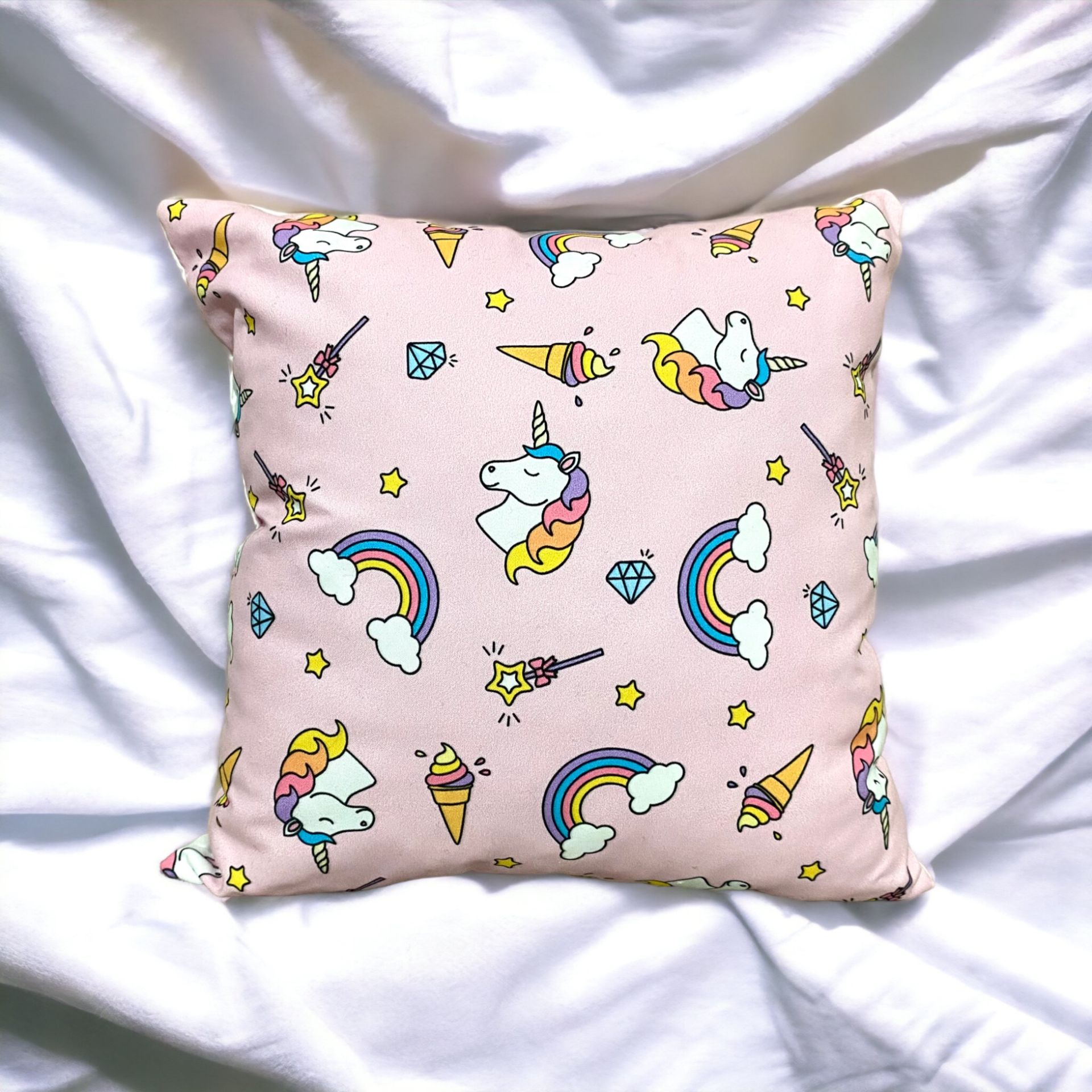 Unicorn Gökkuşağı Yastık