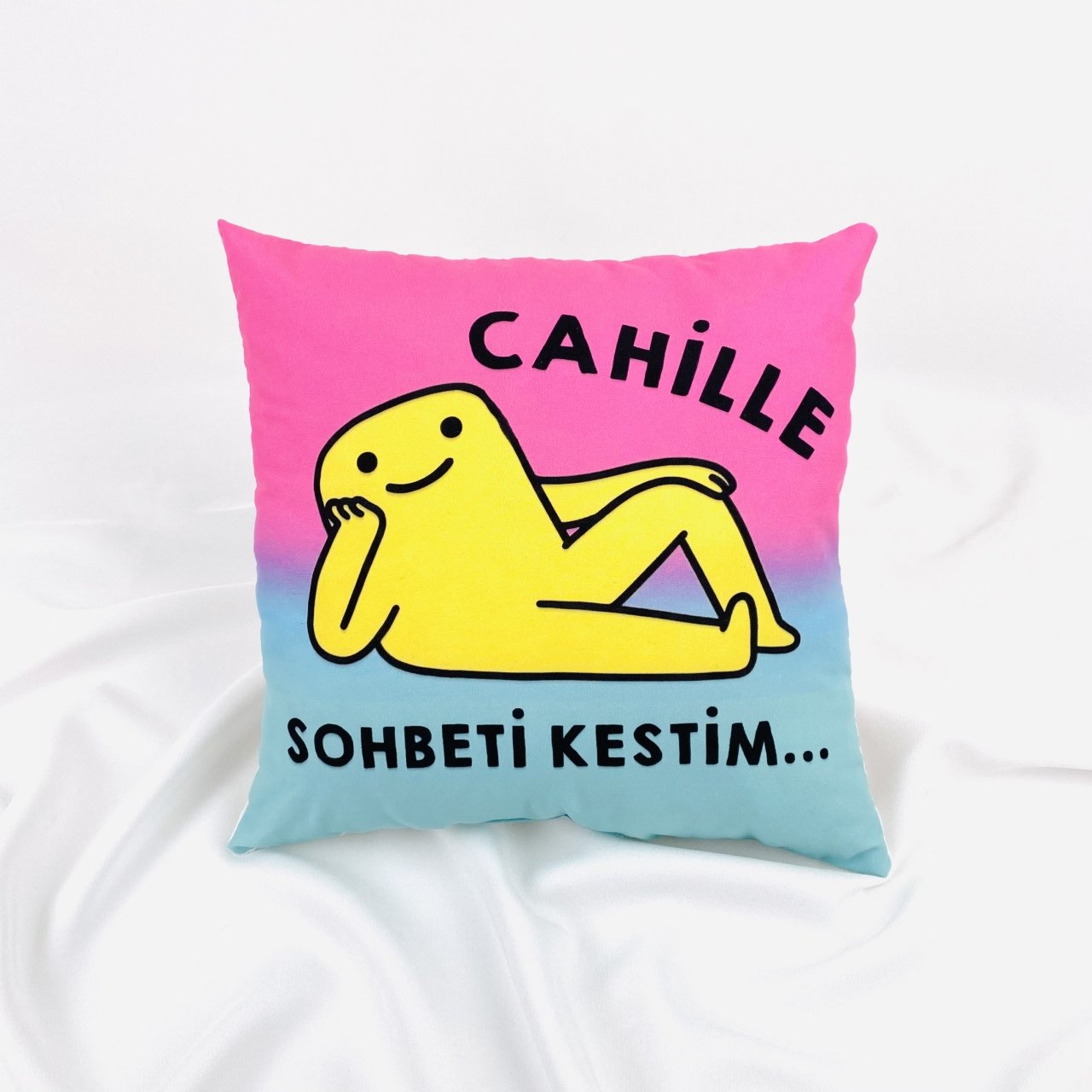 Cahille Sohbeti Kestim Yastık