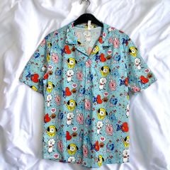 BT21 Baskılı Unisex Gömlek