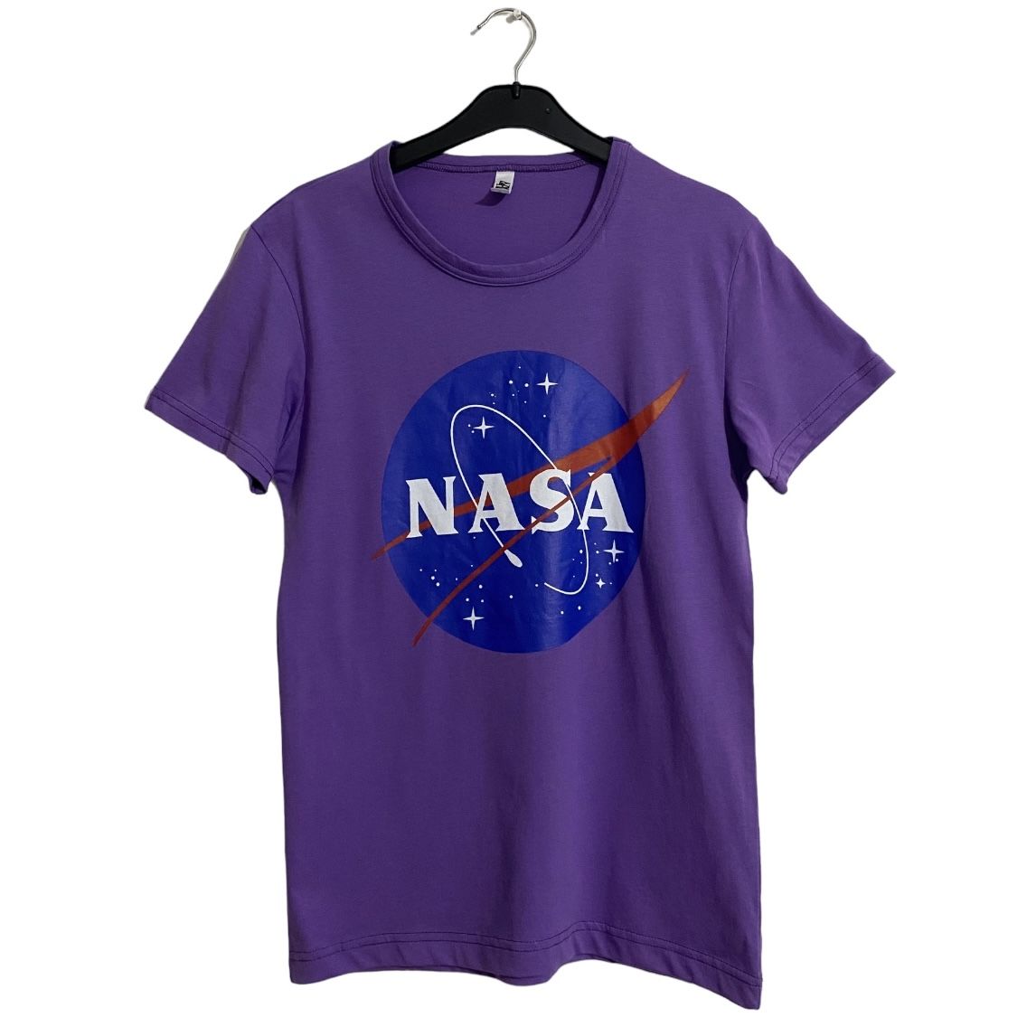 Nasa Baskılı Tişört Mor
