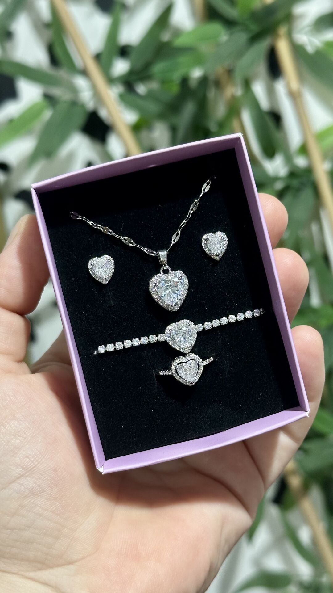 Pandora 4'lü Aksesuar Set Gümüş Renk