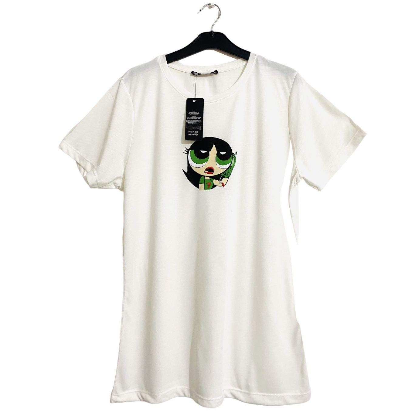 Powerpuff Baskılı Tişört Beyaz