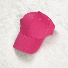 Düz Renk Şapka Koyu Pembe